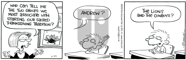 Soup to Nutz - Old on Wednesday November 22, 2006 Comic Strip