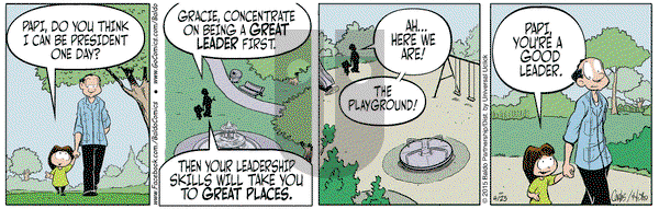 Baldo on Thursday April 23, 2015 Comic Strip