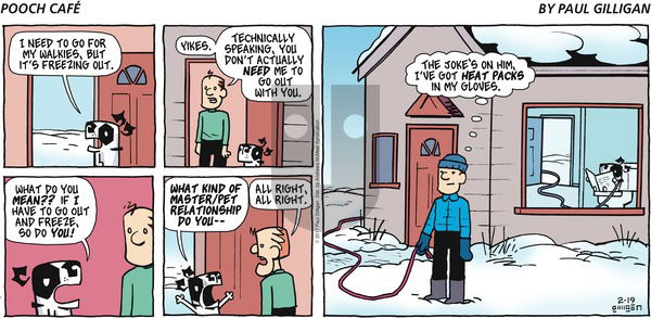 Pooch Cafe on Sunday February 19, 2017 Comic Strip