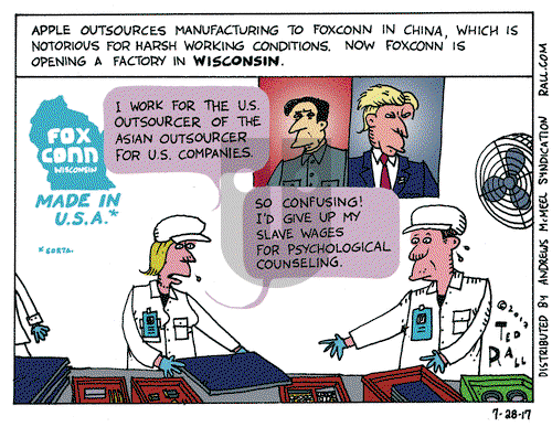 Ted Rall on Friday July 28, 2017 Comic Strip