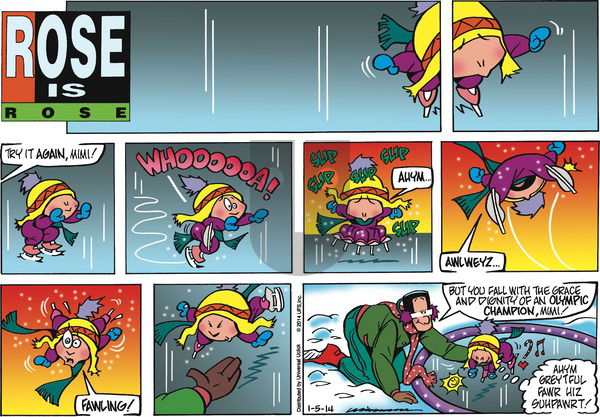 Rose is Rose on Sunday January 5, 2014 Comic Strip