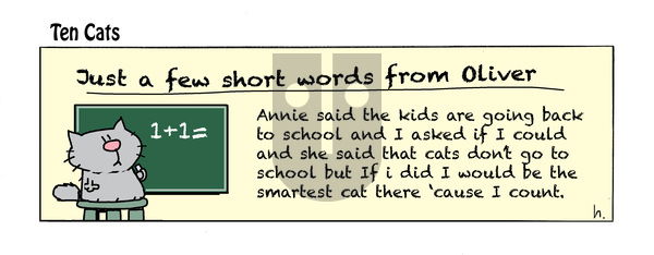 Ten Cats - Friday September 20, 2024 Comic Strip