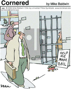 Cornered on Tuesday April 6, 2004 Comic Strip