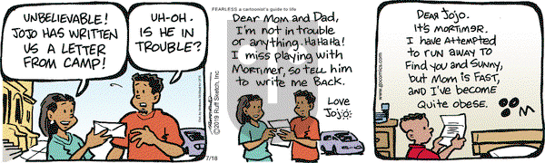 JumpStart on Thursday July 18, 2019 Comic Strip