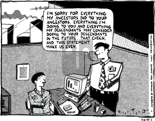 Ted Rall on Monday July 14, 1997 Comic Strip