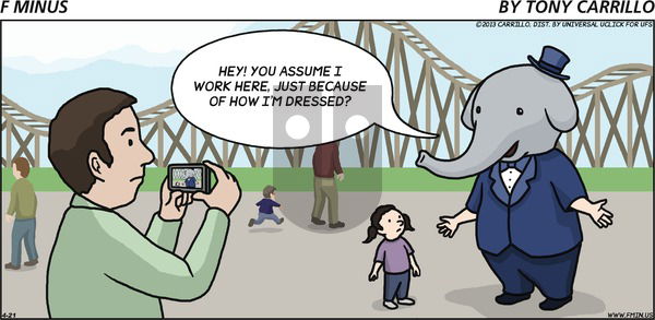 F Minus on Sunday April 21, 2013 Comic Strip