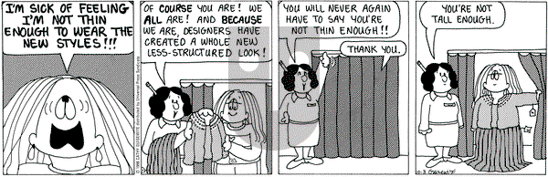 Cathy Classics on Saturday October 3, 1998 Comic Strip