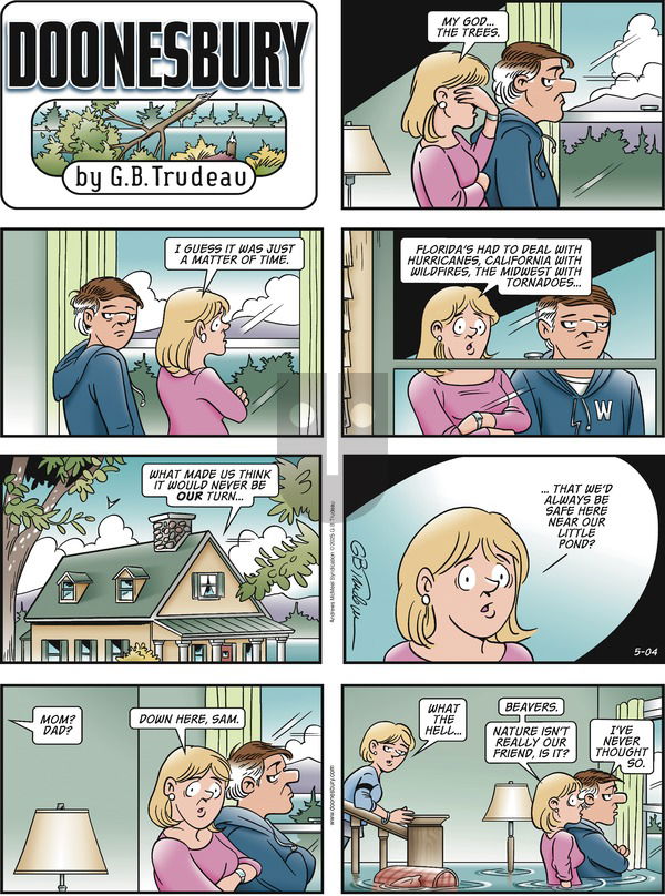 Doonesbury on Sunday May 4, 2025 Comic Strip