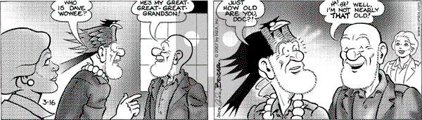 Alley Oop on Friday March 16, 2007 Comic Strip