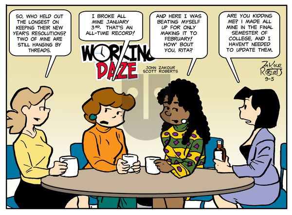 Working Daze - Sunday September 5, 2021 Comic Strip