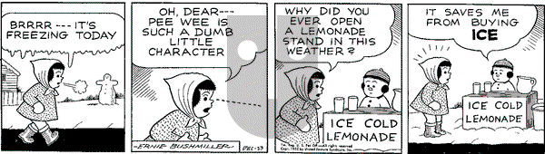 Nancy Classics on Wednesday January 1, 2025 Comic Strip