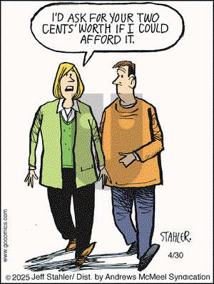 Moderately Confused on Wednesday April 30, 2025 Comic Strip