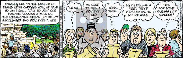 Cleats - Wednesday September 25, 2002 Comic Strip