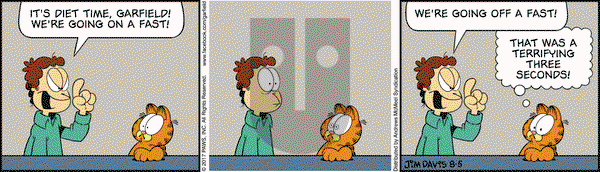 Garfield on Saturday August 5, 2017 Comic Strip