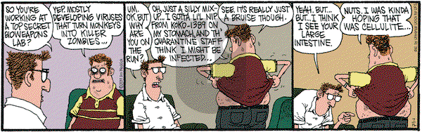 Monty on Tuesday July 12, 2011 Comic Strip