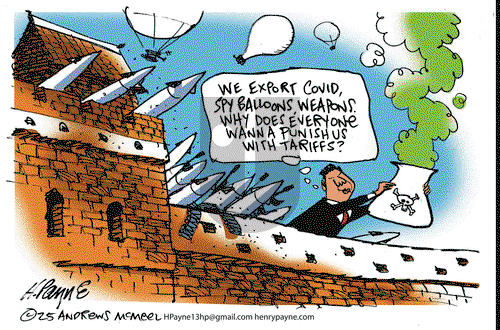 Henry Payne - Wednesday April 16, 2025 Comic Strip