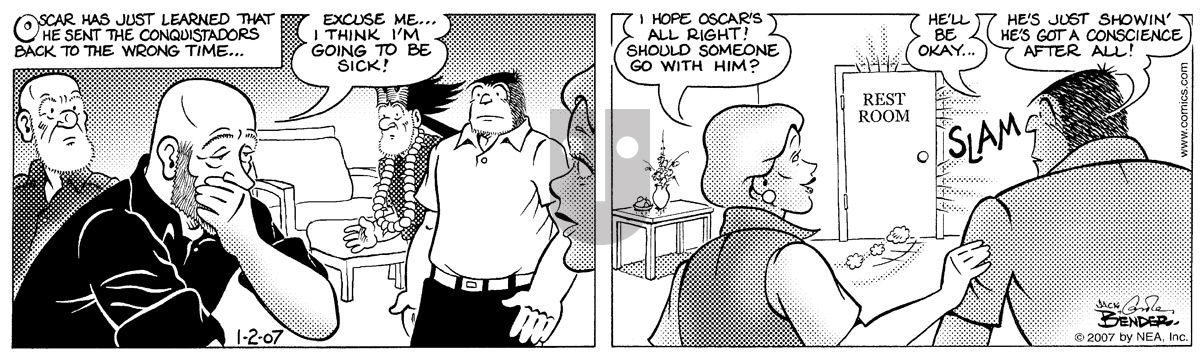 Alley Oop - Tuesday January 2, 2007 Comic Strip