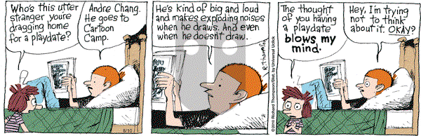 Cul de Sac on Monday August 10, 2015 Comic Strip