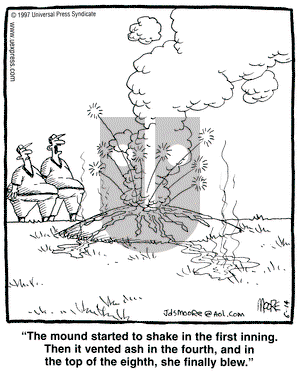 In the Bleachers on Saturday June 14, 1997 Comic Strip