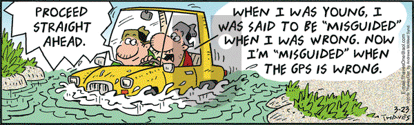 Frank and Ernest on Saturday March 23, 2019 Comic Strip