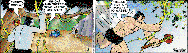 Alley Oop on Monday April 21, 2014 Comic Strip