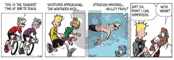 Frazz on Monday June 6, 2005 Comic Strip