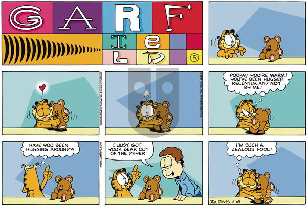Garfield on Sunday February 18, 2001 Comic Strip