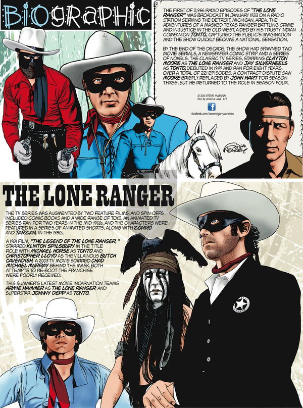 Biographic on Sunday June 9, 2013 Comic Strip