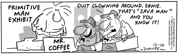 Frank and Ernest on Thursday December 10, 1998 Comic Strip