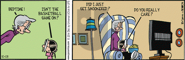 Grand Avenue on Friday October 3, 2014 Comic Strip