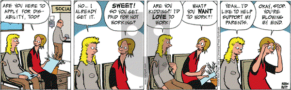 Lucky Cow on Thursday April 7, 2005 Comic Strip