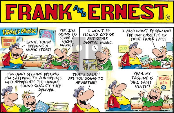 Frank and Ernest on Sunday January 4, 2015 Comic Strip