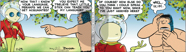 Alley Oop on Friday November 25, 2016 Comic Strip