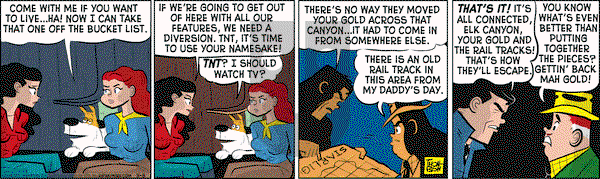 Rip Haywire on Saturday March 8, 2014 Comic Strip