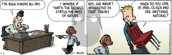 Frazz on Thursday November 7, 2013 Comic Strip
