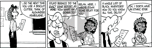 Luann on Thursday February 9, 1995 Comic Strip