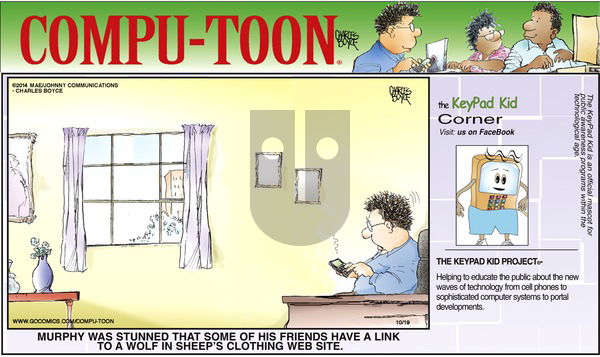 Compu-toon on Sunday October 19, 2014 Comic Strip