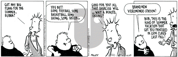 Frazz on Friday June 29, 2001 Comic Strip