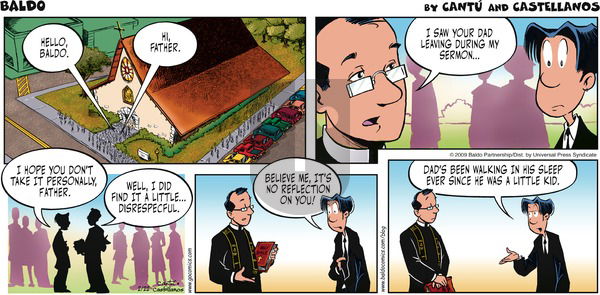Baldo on Sunday February 22, 2009 Comic Strip