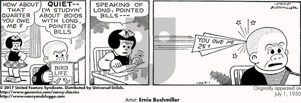 Nancy Classics on Saturday July 1, 2017 Comic Strip