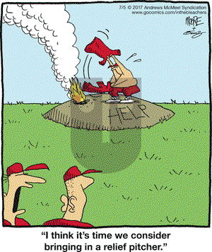 In the Bleachers on Wednesday July 5, 2017 Comic Strip