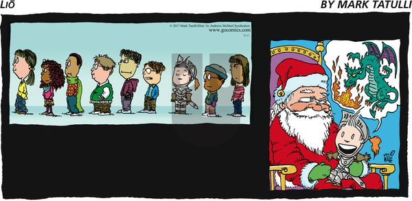 Lio on Sunday December 17, 2017 Comic Strip