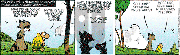 Over the Hedge on Tuesday April 14, 2020 Comic Strip
