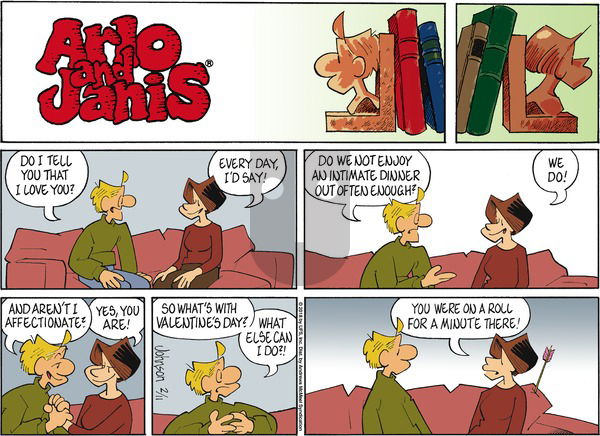 Arlo and Janis on Sunday February 11, 2018 Comic Strip