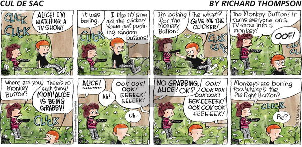 Cul de Sac on Sunday October 16, 2016 Comic Strip