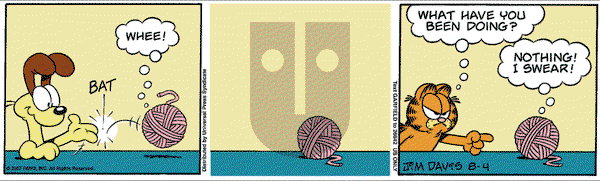 Garfield on Saturday August 4, 2007 Comic Strip