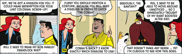 Rip Haywire on Tuesday February 7, 2017 Comic Strip