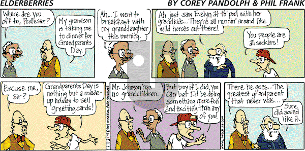 The Elderberries - Sunday September 9, 2007 Comic Strip