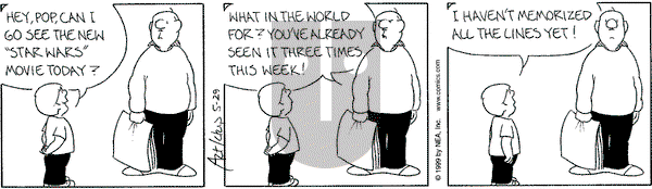 The Born Loser on Saturday May 29, 1999 Comic Strip