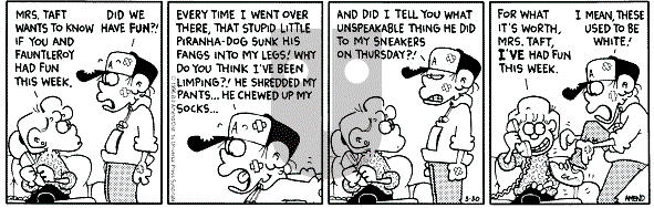 FoxTrot on Saturday March 30, 1996 Comic Strip
